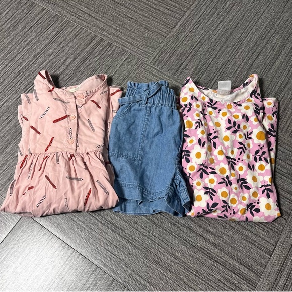 Boden Hanna Andersson Tucker Tate Girls Dress Bundle Lot 6-7‎ Pink Blue Spring - Picture 1 of 7